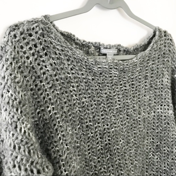 James Perse Grey Knit Pullover Sweater - Picture 4 of 8